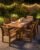 7-Piece Outdoor Dining Set, Patio Table & Chairs for 6,Teak