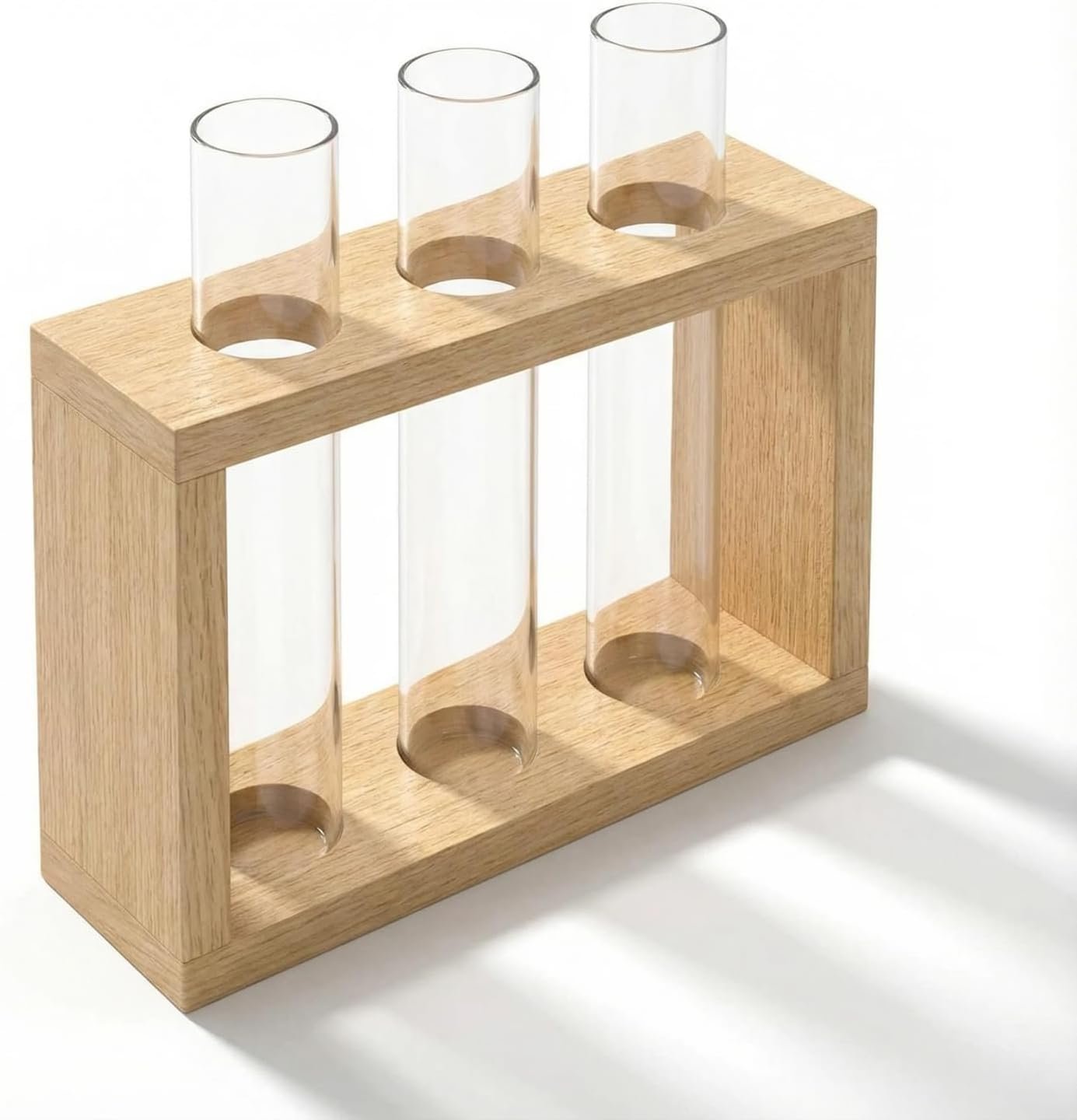 3-Tube Plant Propagation Station, Wall-Mounted Terrarium with Propagation Tubes – Ideal for Indoor Plant Propagation in Living Rooms, Bedrooms & Offices (Uses Test Tubes for Plants)