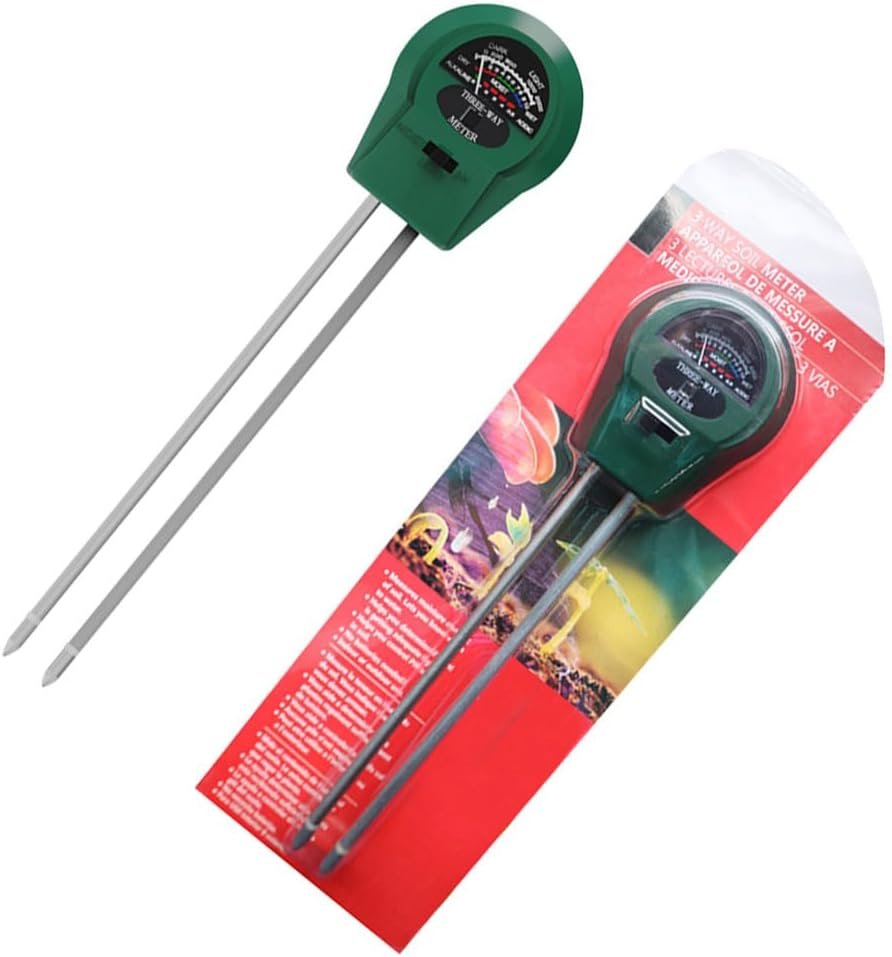 Soil Meters,Soil Test Kit, 3-in-1 Soil Moisture Tester, Soil PH Sunlight Meter for Plants Garden Lawn Farm Indoor Outdoor Use