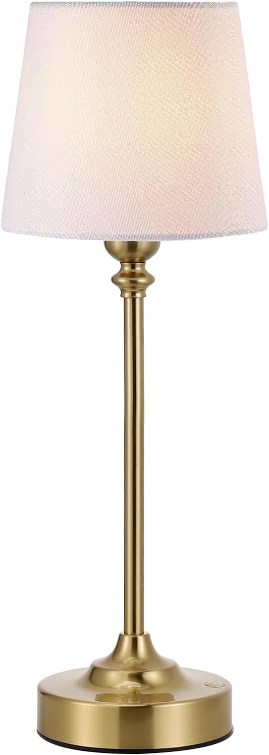 Kakanuo Gold Cordless Table Lamp with Rechargeable Battery, 1 Pack