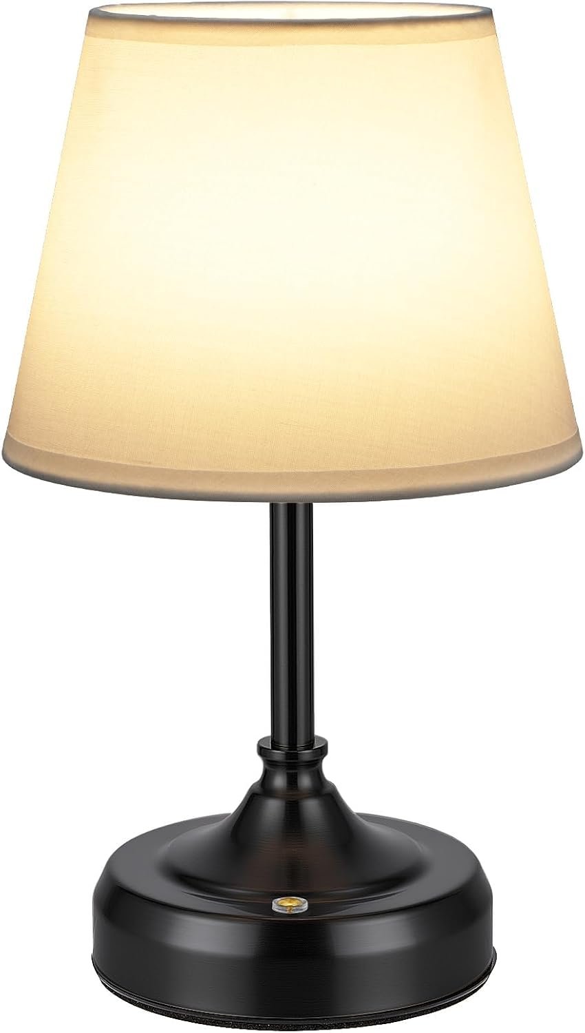 Small Cordless Table Lamp Rechargeable Black