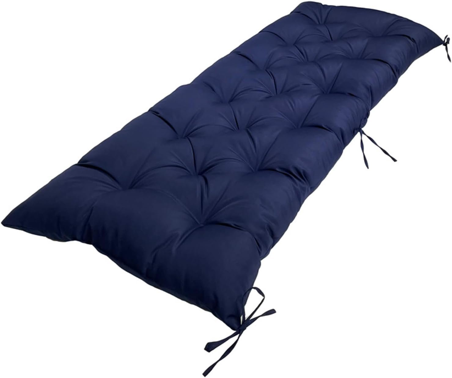 Outdoor Waterproof Bench Cushion for Outdoor Furniture Garden Patio Loveseat Lounger Swing Chair,40″x20″ Thicken Bench Cushions for Indoor Furniture Sofa Window Cushion Navy Blue