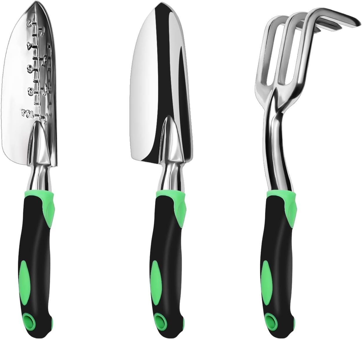 Garden Tool Set，100% Thicker Aluminum Gardening Kit,3 Pack