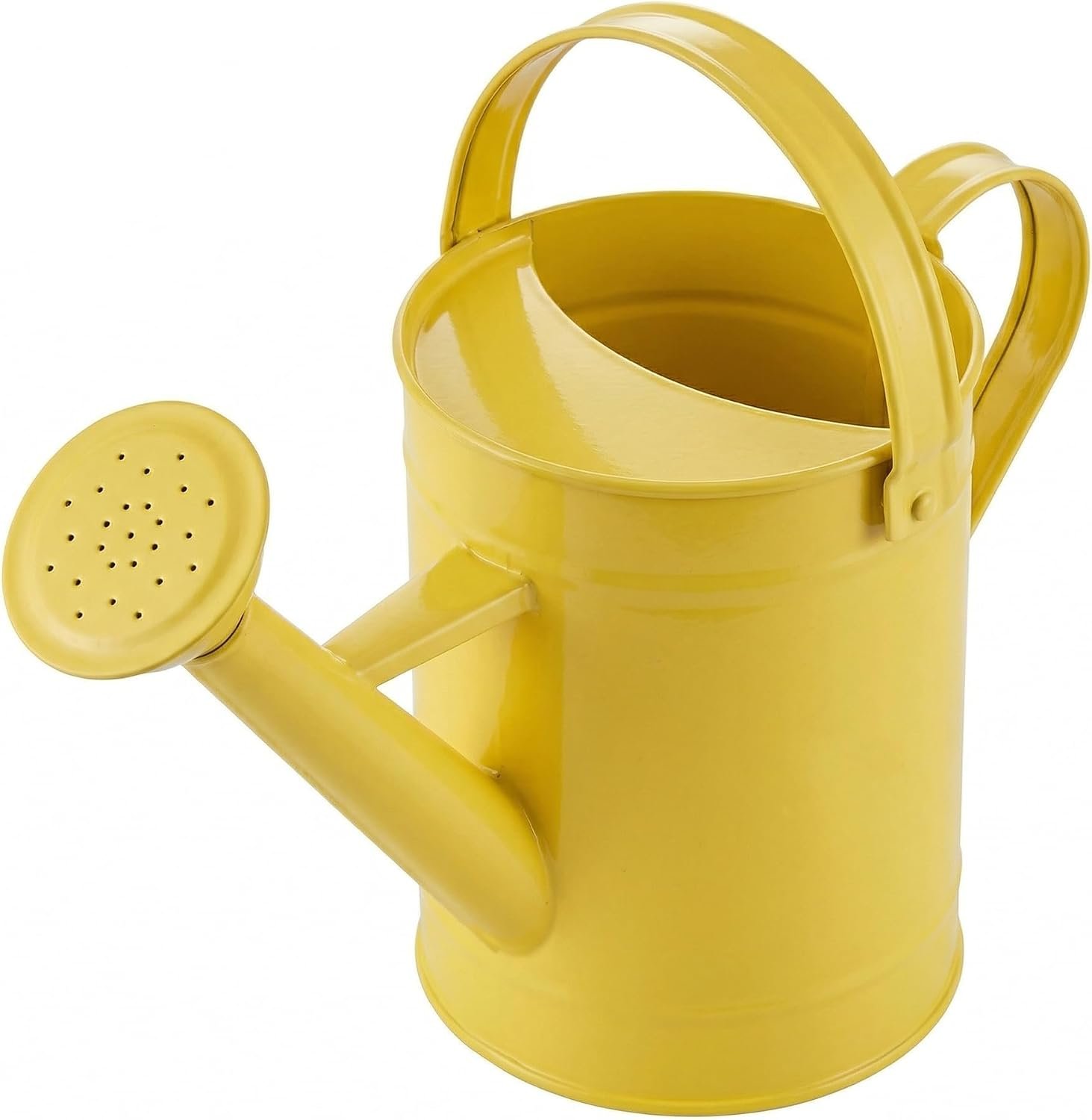Topadorn 55 oz Metal Watering Can with Long Spout for Indoor Plants, Yellow