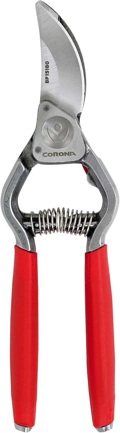 Corona Tools Forged Steel ClassicCUT Bypass Hand Pruner – 1-Inch Cut Capacity Garden Pruning Shears for Stems & Branches, Heavy-Duty Bypass Pruners for Tree, Shrub & Plant Trimming