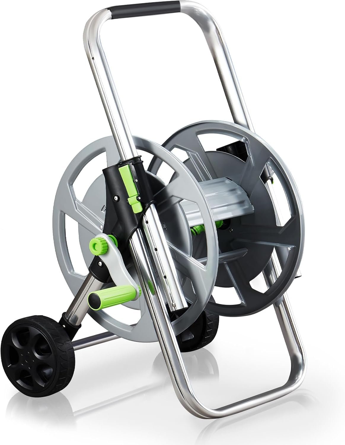 Garden Hose Reel Cart, Holds 75-150 Feet of 5/8″ Hose