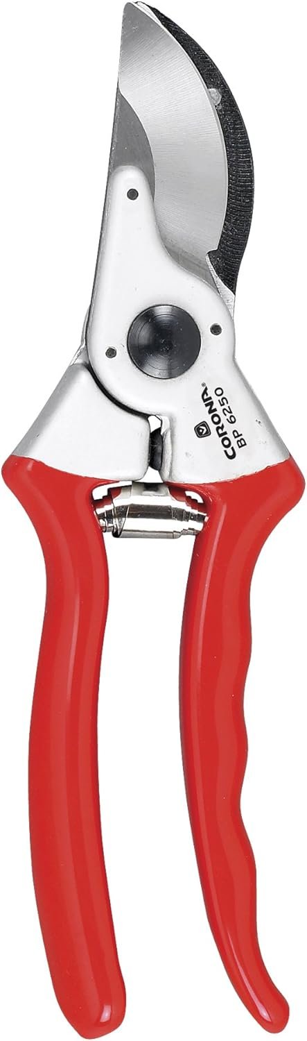 Corona Tools BP 6250 MAXFORGED Aluminum Bypass Pruner, 1-Inch Cut Capacity, Professional Hand Pruning Shears with Replaceable Steel Blade & Non-Slip Comfort Grip