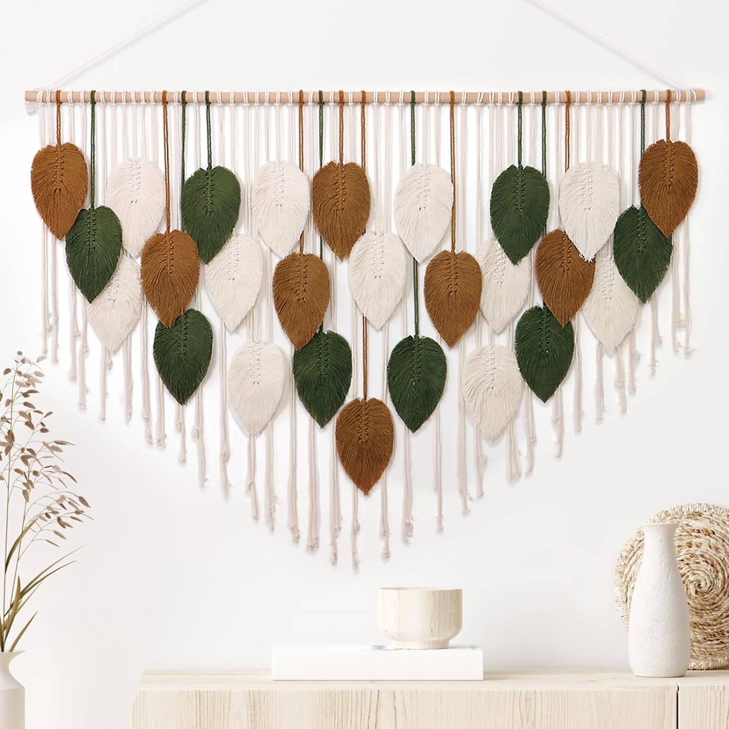 Large Macrame Wall Hanging Boho Woven Tapestry Chic Home Decor Wall Art