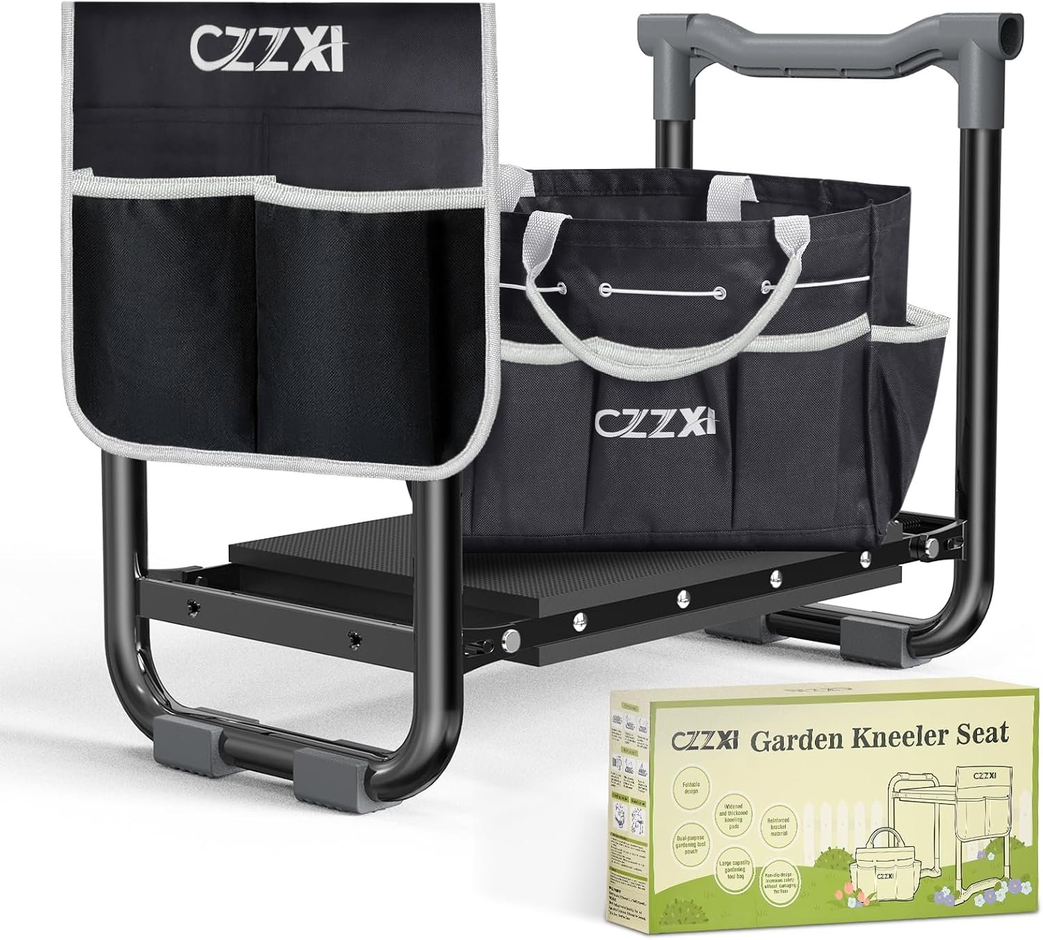 CZZXI Garden Kneeler and Seat, Wider and Thicker Kneeling Pad