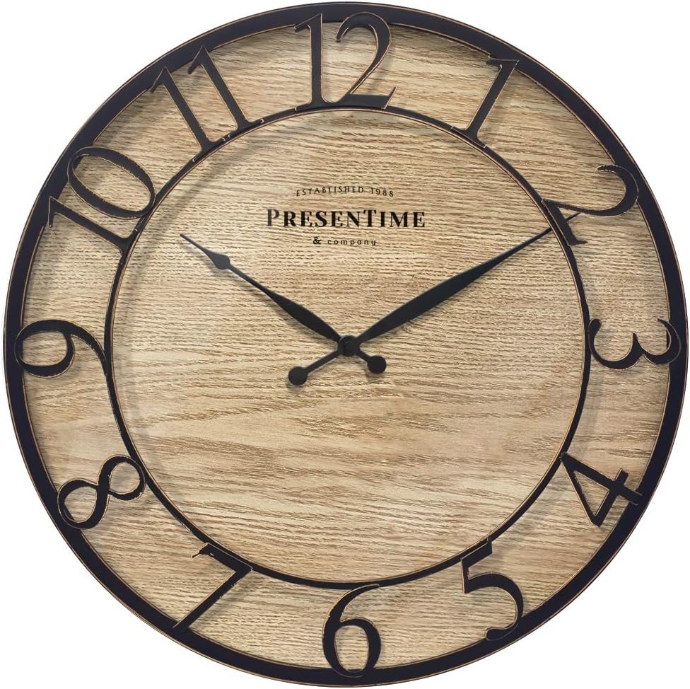 Presentime 21″ Farmhouse Series Wall Clock