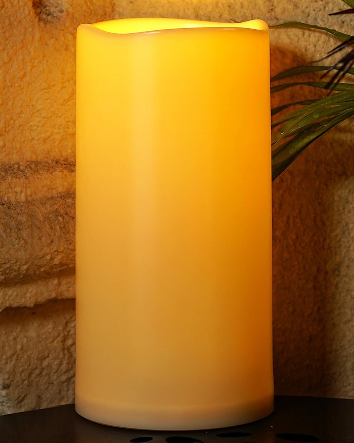 Homemory 6″ x 12″ Extra Large Outdoor Waterproof Candle with Auto 6H Timer
