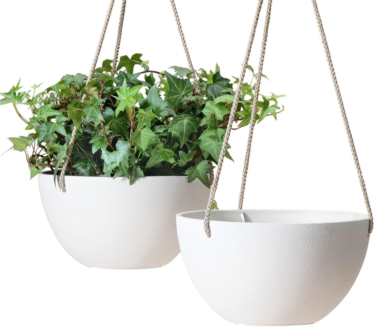 LA JOLIE MUSE Hanging Planter Baskets for Indoor Plant, Set of 2, 8 Inch