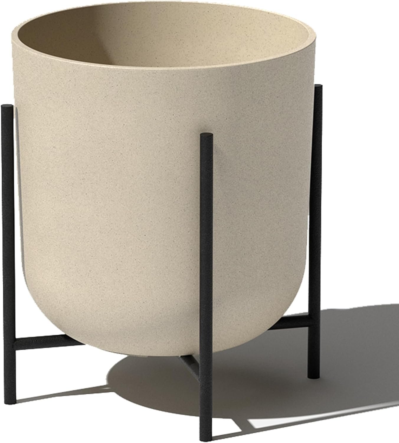 Veradek Mason Series Raised Lima Planter – Round Planter with Stand