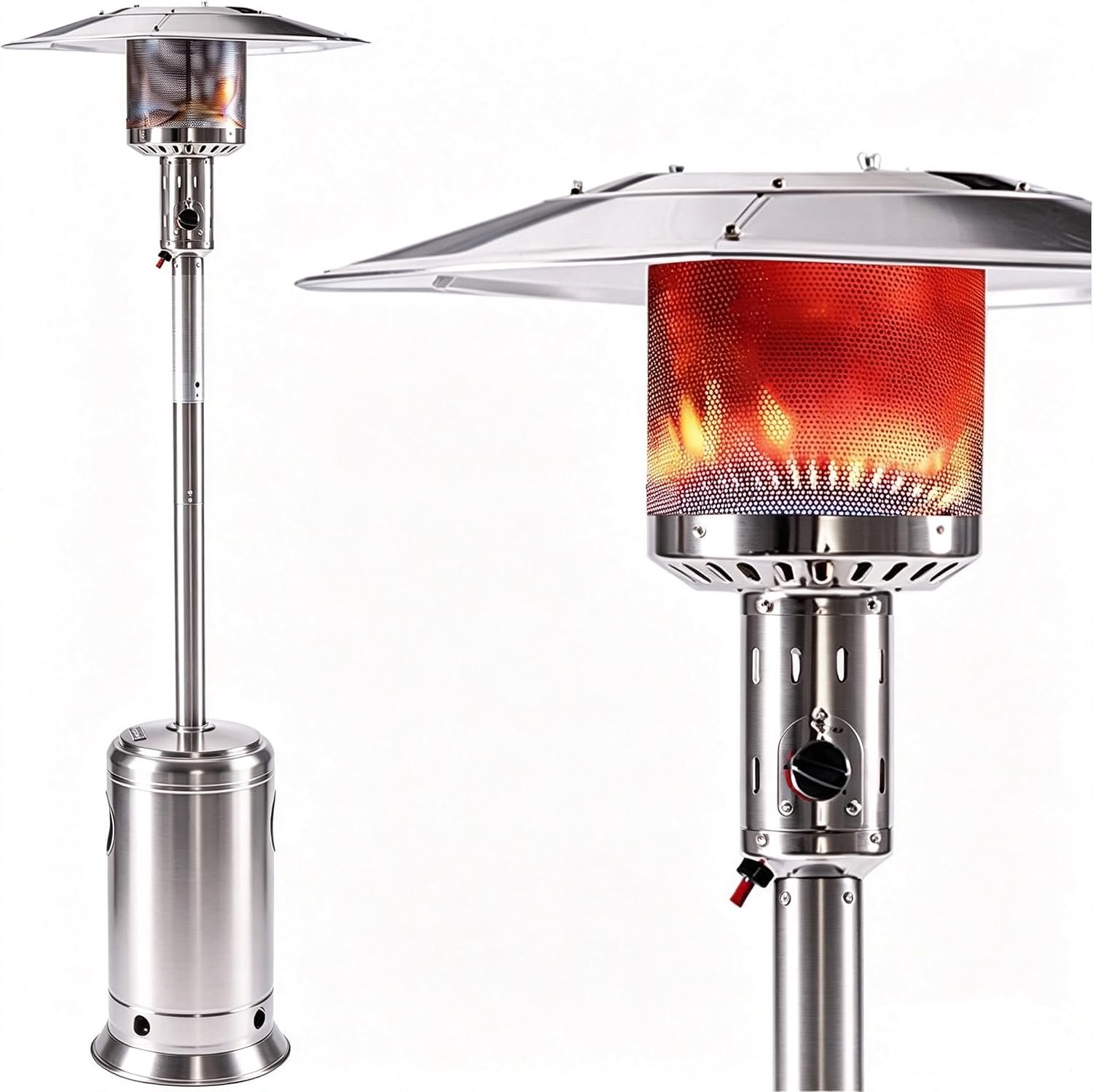 LEGACY HEATING 88in Patio Heater, Outdoor Heater, 47000 BTU