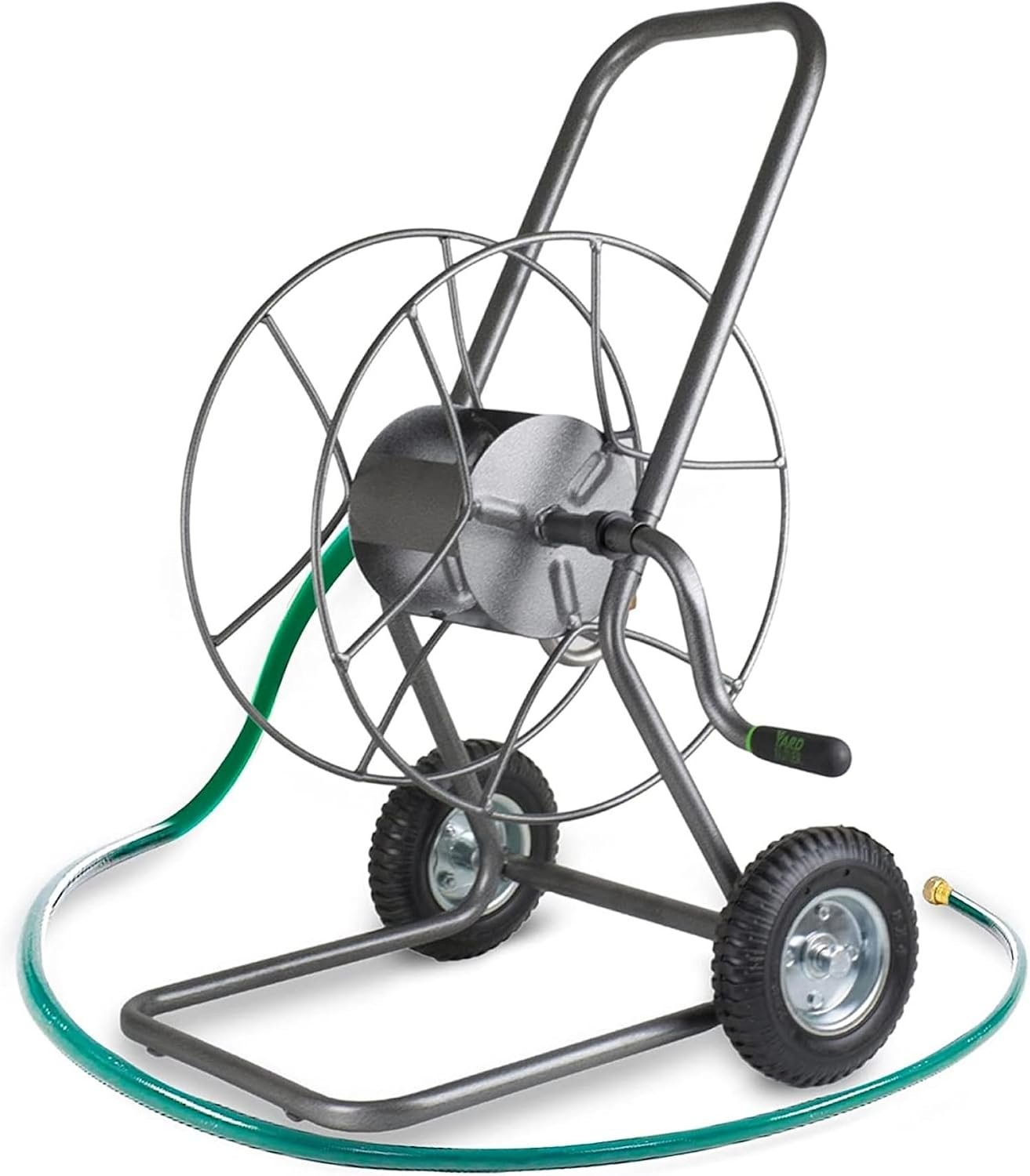 Yard Butler Hose Cart, Metal Hose Caddy, 2 Wheels, 200 Feet