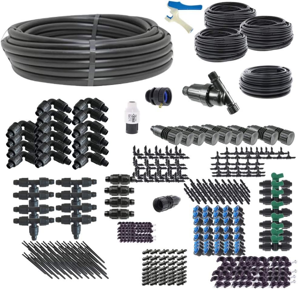 Drip Depot Drip Irrigation Kit for Raised Bed Gardening – Kit Size : Premium