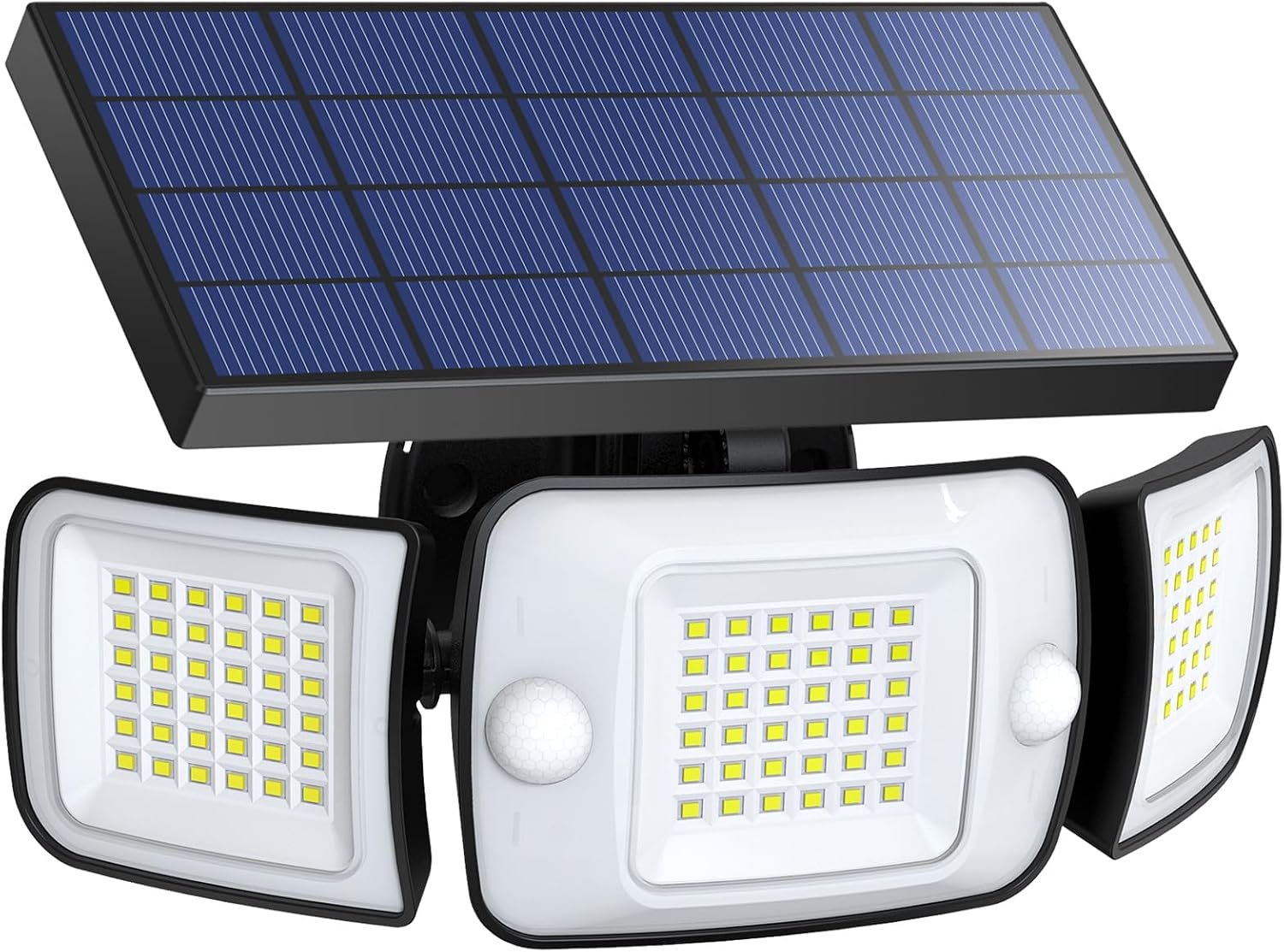 intelamp Solar Outdoor Lights, Motion Sensor with Dual Sensors Waterproof