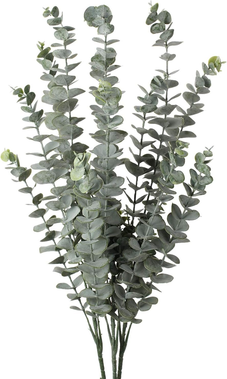 29” Faux Eucalyptus Branches Spray Artificial Eucalyptus Leaves Long Stems Fake Flower Greenery Tall Plants Real Touch Flowers Eucalyptus for Wedding Bouquet Vase Floral Arrangement Decor 3 Pcs
