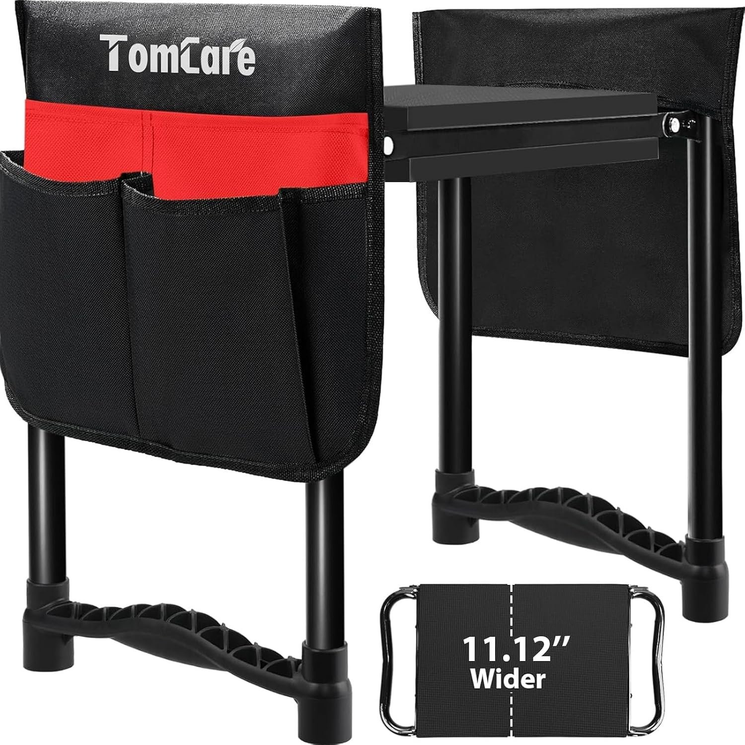 TomCare Garden Kneeler and Seat, 11.12″ Kneeling Pad Sturdy Garden Bench