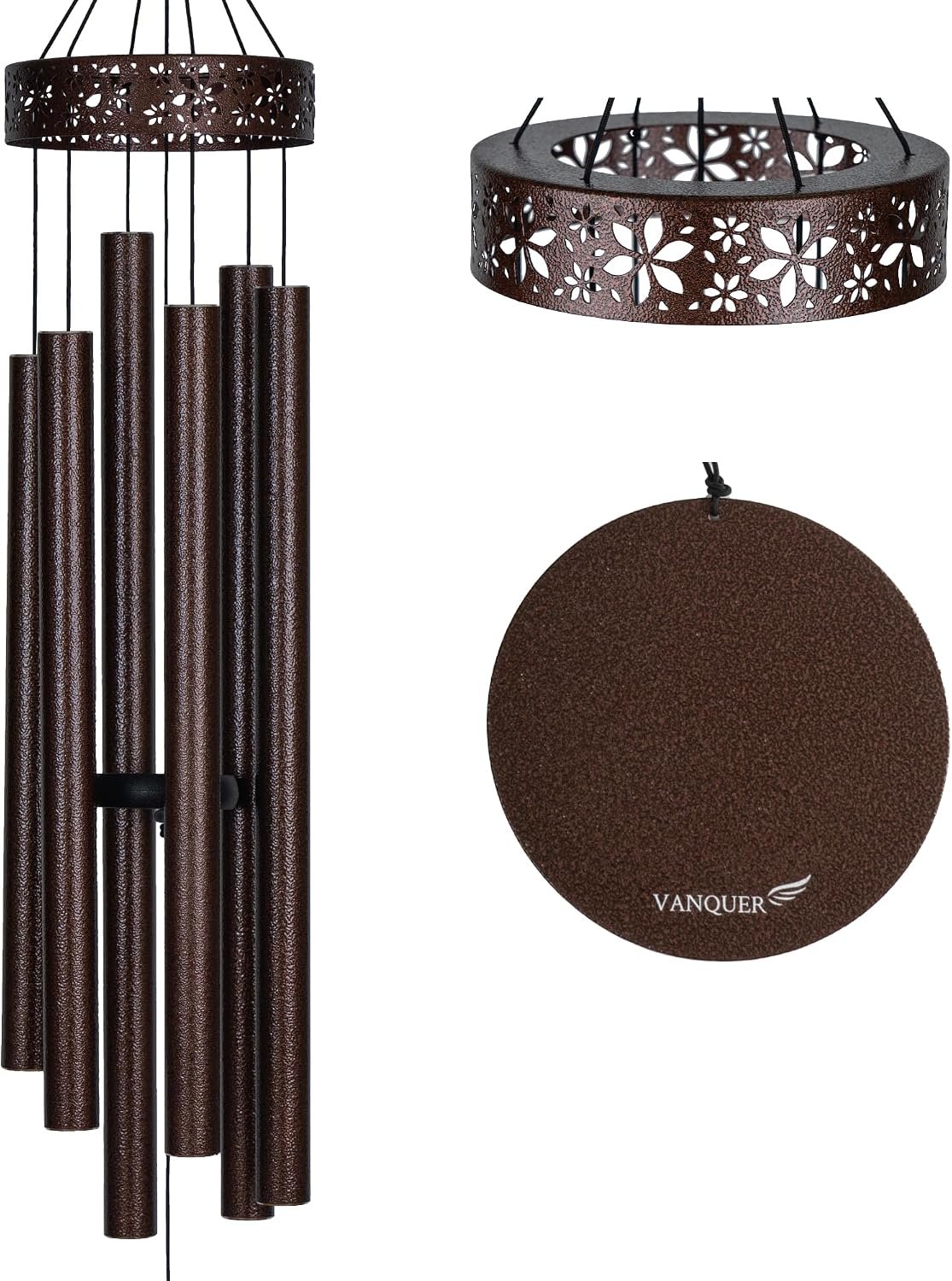 Large Wind Chimes for Outside Deep Tone – 48” Wind Chimes Outdoor Clearance, Deep Tone Windchimes Outdoors, Memorial Gift, Sympathy Gift, Garden Patio Yard, Home Décor