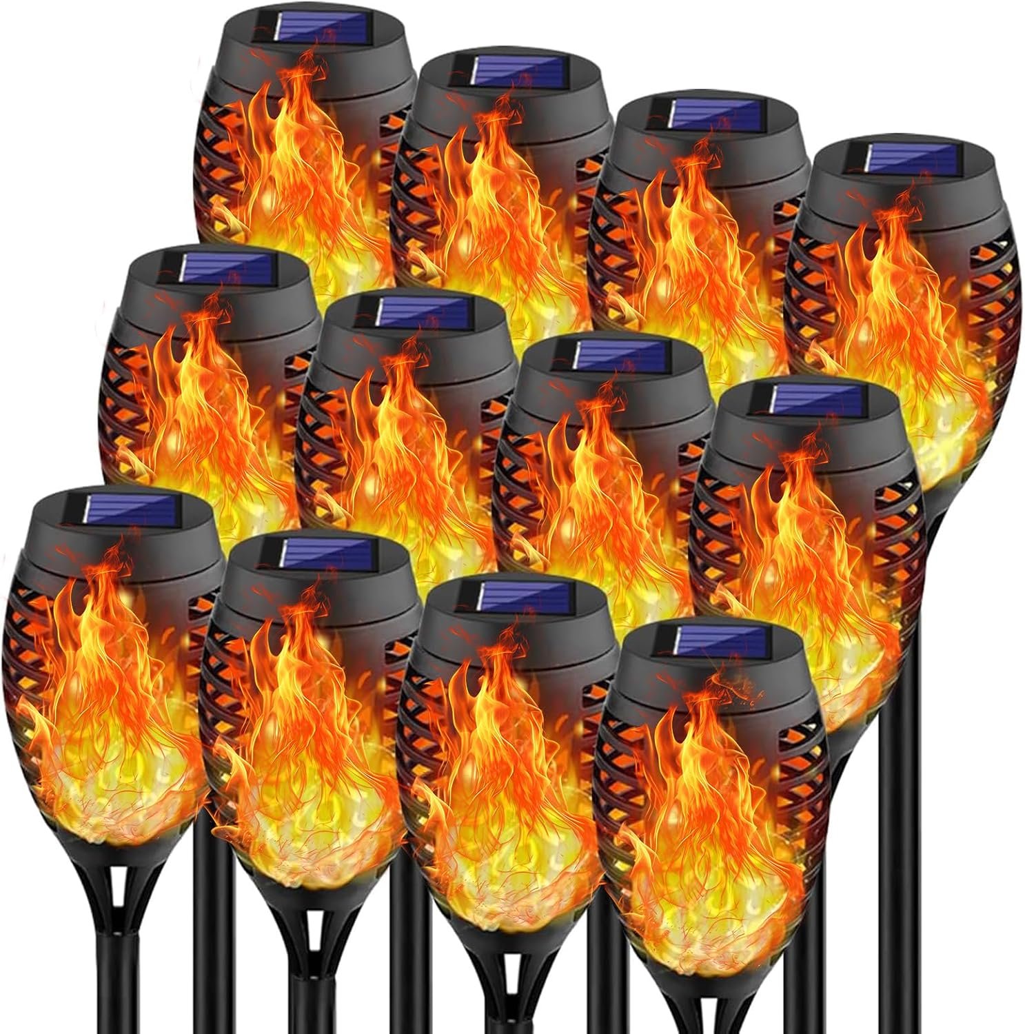 Swingers Solar Lights Outdoor, Halloween Solar Torch Lights