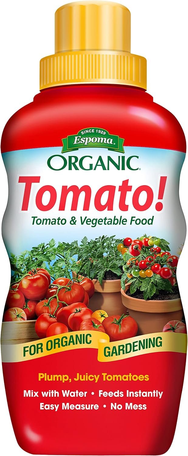 Espoma Organic 8 Ounce Concentrated Tomato! Plant Food – Plant Fertilizer for All Types of Tomatoes and Other Vegetables. for Organic Gardening. Pack of 1.