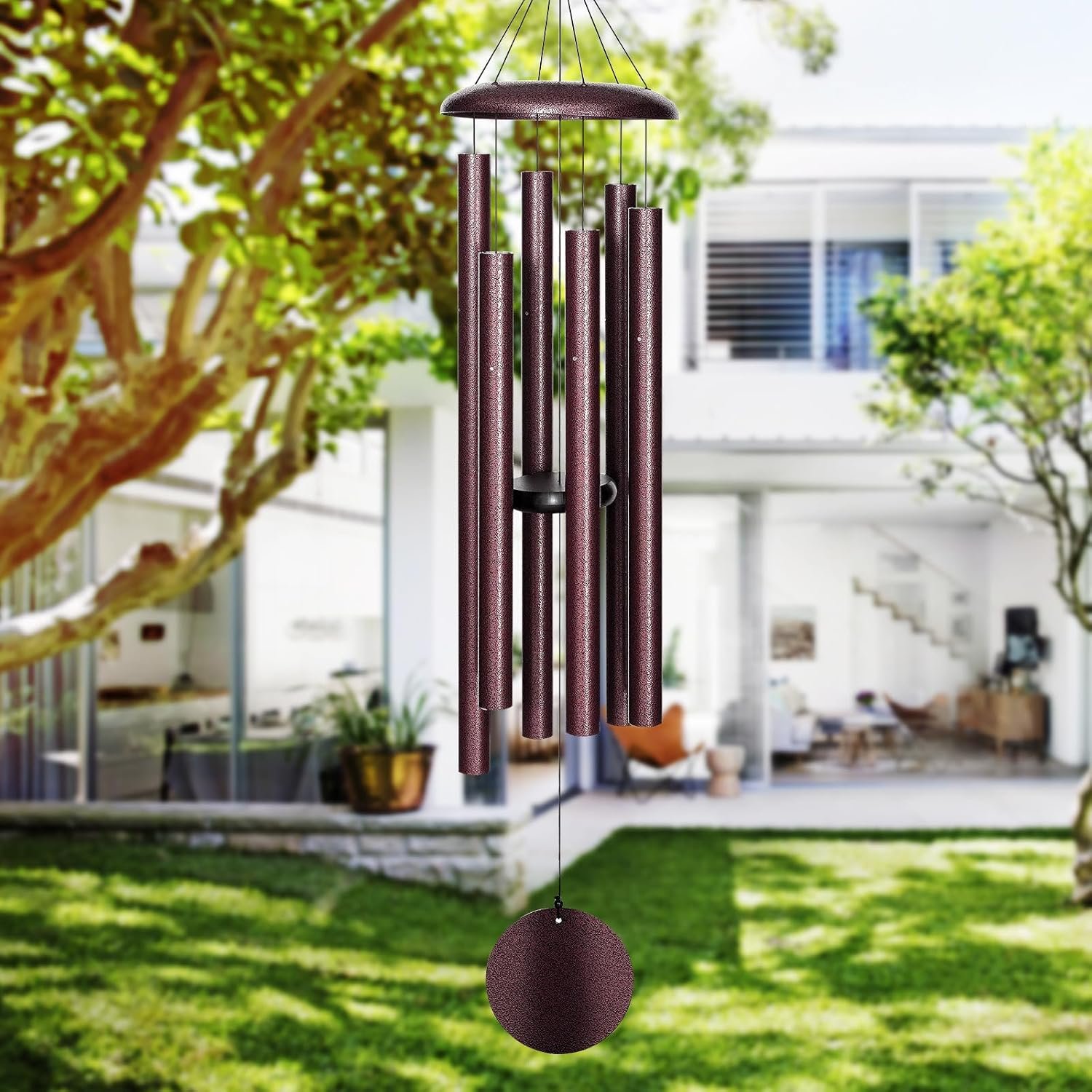 Wind Chimes Outdoor Deep Tone, 45 in Large Wind Chimes for Outside, Wind Chime Gifts for Mother’s Day/Housewarming/Christmas