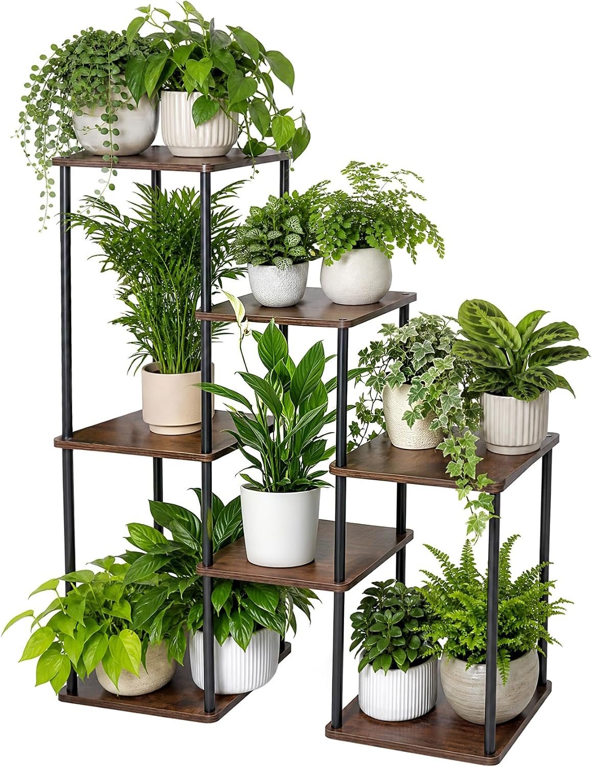 Plant Stand Indoor, Large Tiered Plant Shelf for Mutiple Pots