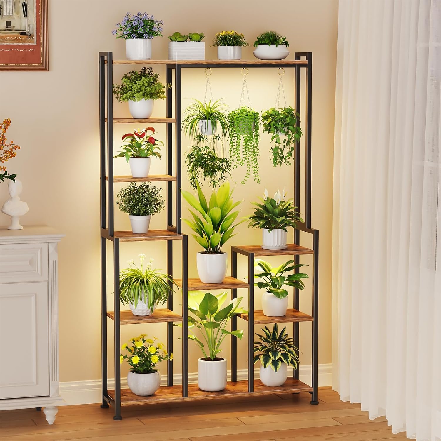 C2 Plant Stand Indoor with Grow Lights