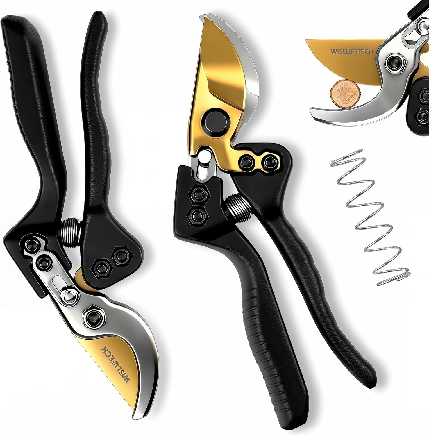 8″ SK5 Bypass Pruning Shears, Hand Pruners and Garden Clippers