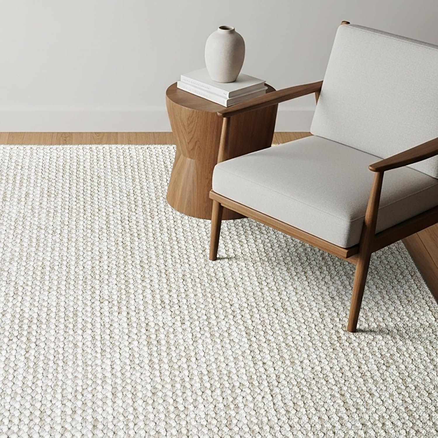 Gertmenian Indoor Boho Area Rug – 8×10 Large, Durable, Non-Shedding & Stain Resistant, Ideal for High Traffic Areas in Living Room, Bedroom, Dining Room – Romi, Beige, 25860